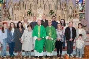 Welcoming Fr. John as the new parish priest